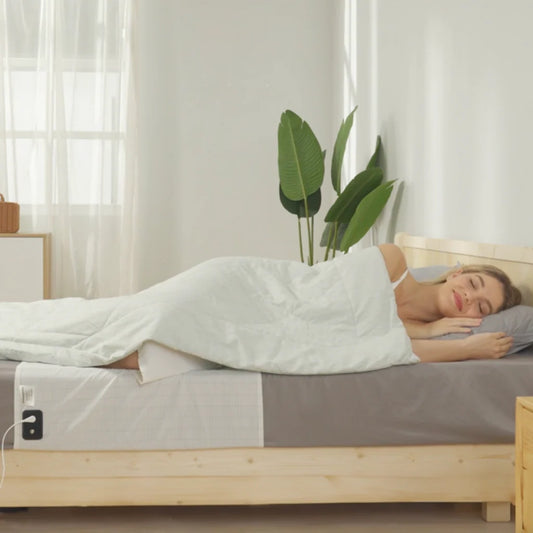 Drap de Grounding en coton bio et fibre d’Argent – Tailles King & Queen